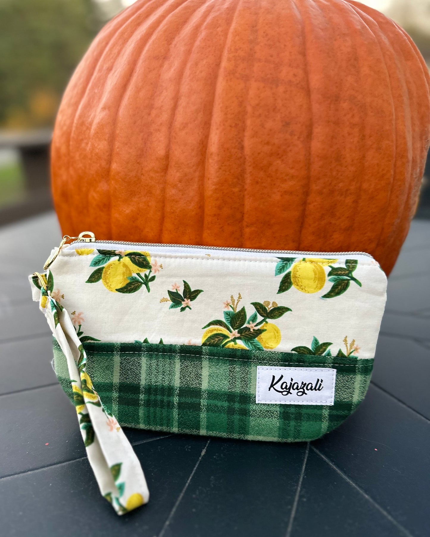 Lemon Quint Medium Wristlet