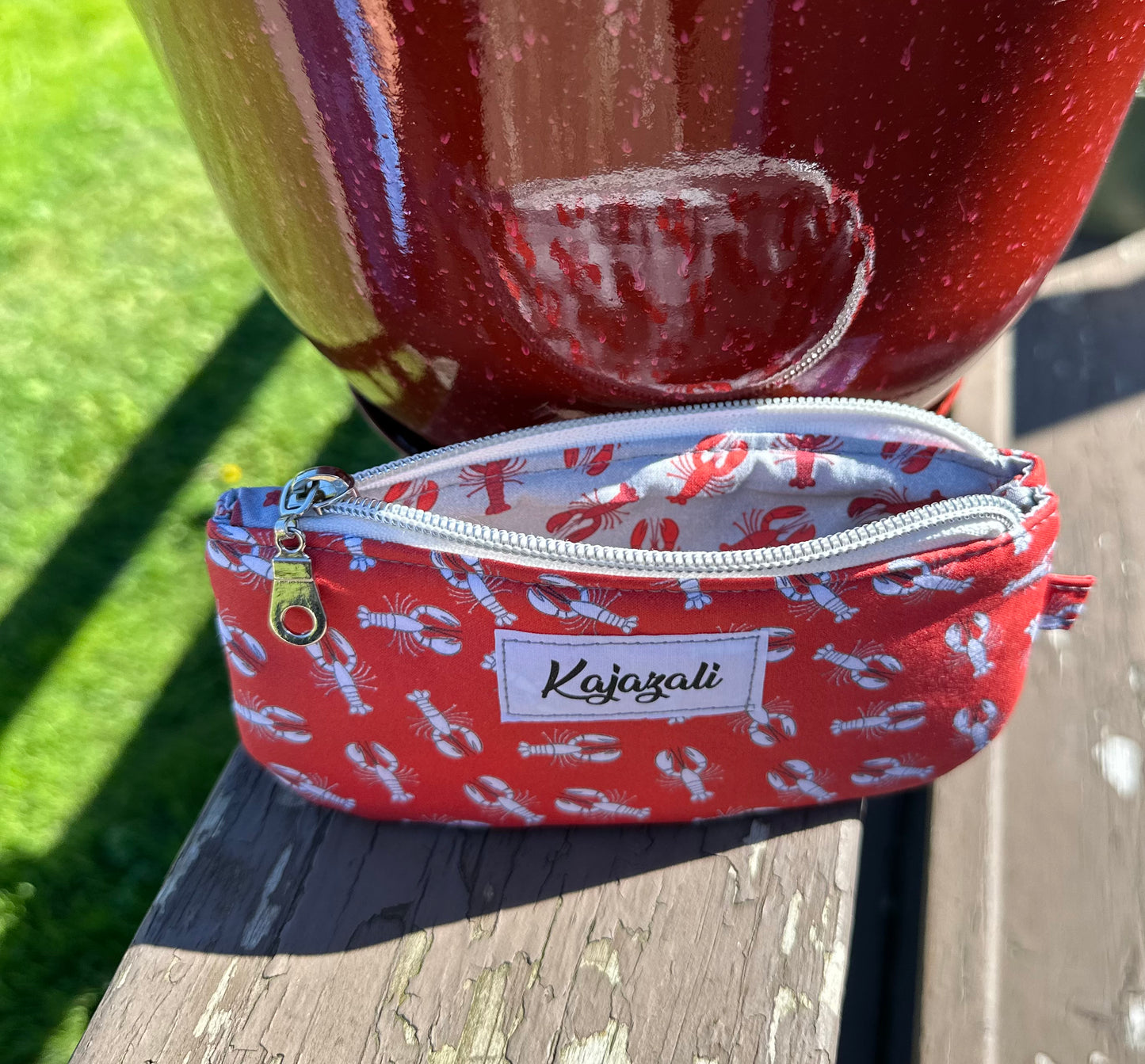 Red Nautical Quintessential Pouch