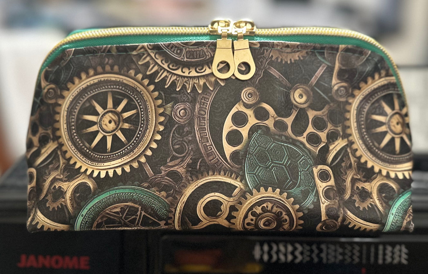 Steampunk Gears Logi Pouch