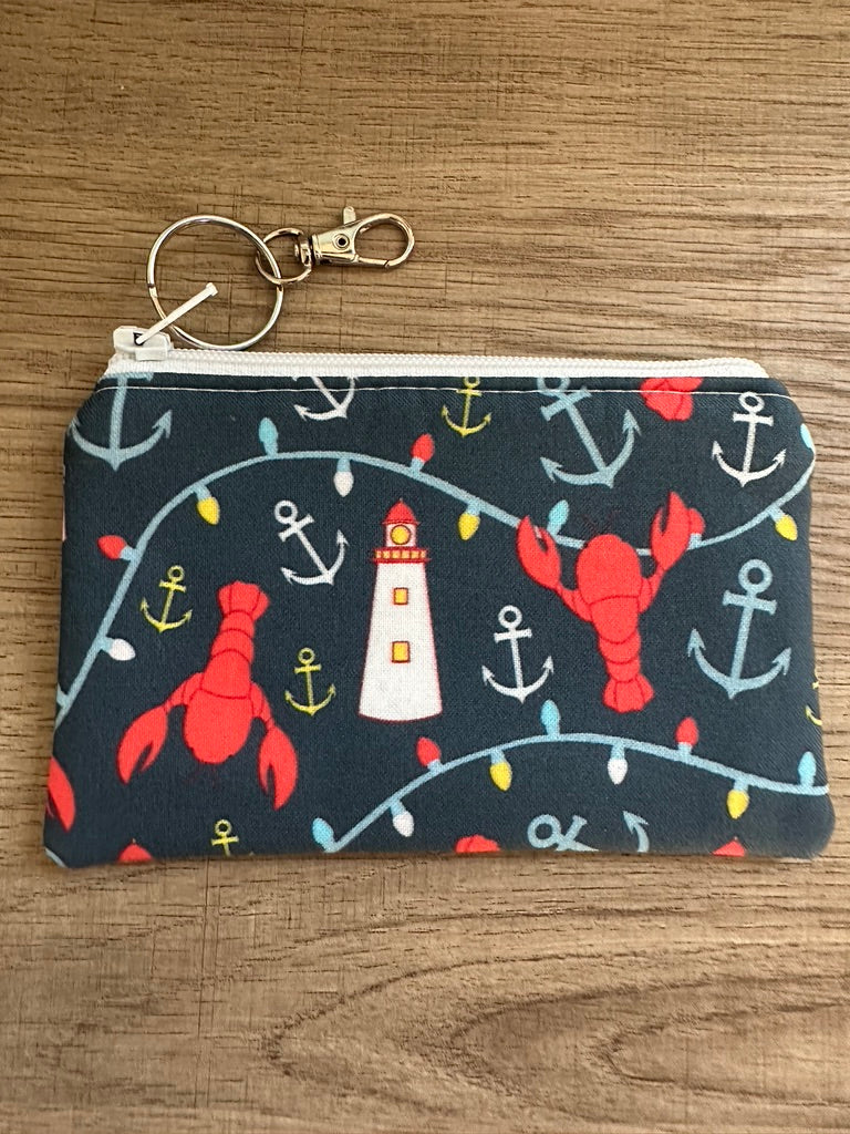 Holiday Nautical Mini Pouch