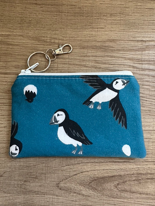 Ocean Puffins Mini Pouch