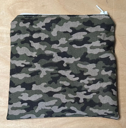 Green Camo Reusable Snack Bag